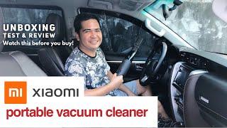 XIAOMI PORTABLE VACUUM CLEANER Unboxing, Review and Test (COCLEAN) for Car and Home