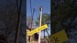 hard work #lineman #technical #technicalpalamu #videos