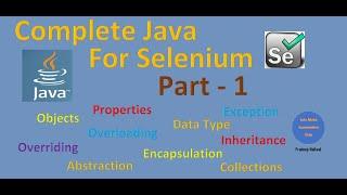 Complete Java for Selenium Automation Part - 1