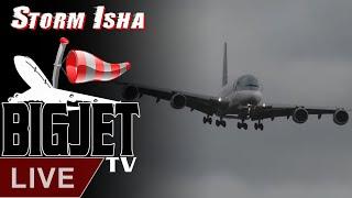 LIVE: Storm Isha at London Heathrow Airport