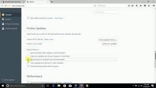 How to stop automatically update on Mozilla Firefox