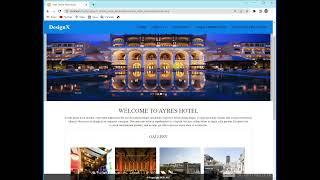 Hotel booking website using Html, CSS, Bootstrap with Php with source code