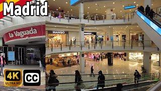 Madrid walk | Oldest mall in city far from dead | La Vaguada | with captions! SPAIN 4K