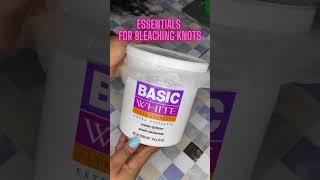 PRODUCTS NEEDED TO BLEACH KNOTS | HOW TO BLEACH KNOTS