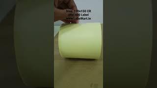 100X150mm CR  400 Label  Barcode Label Roll  www.LabelKart.in #shorts #barcode #label #viral