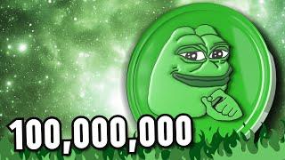 Just Buy 100,000,000 Pepe...