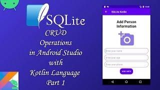 SQLite CRUD Operation in Android Studio With Kotlin Language Part 1