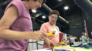 Big Mat Rotary Cutting Surface at the quilt craft sewing festival