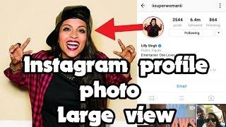 Trick to View Instagram Profile picture