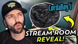 ABOVE AVERAGE STREAM ROOM REVEAL + KING SIZE CORDAROY'S BEAN BAG CHAIR UNBOXING!!