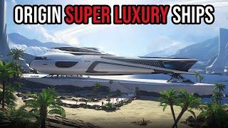 Star Citizen IAE 2954 Day 8 - ORIGIN Luxury Ships - 890 Jump MASSIVE SUPER YACHT