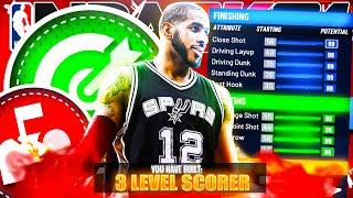 New NBA 2K21 Best 3 Level Scorer Center Build Best Offensive Center Post  Spot Up Sharp Takeover