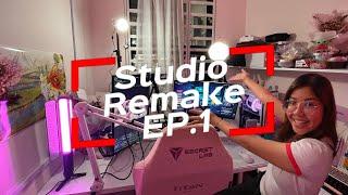 TashBunny's Home Studio Makeover with Pixels Distribution using the Zhiyun Light [Studio Remake EP1]