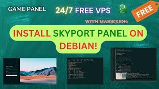 Free 24/7 VPS with Debian: Install & Deploy Skyport Panel Easily! MarsCode