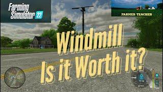 Windmill - Is It Worth It on FS 22?  How much can you make?