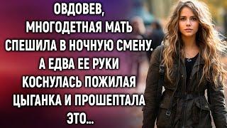 Овдовев, многодетная мать спешила в ночную смену. А едва ее руки коснулась пожилая цыганка…