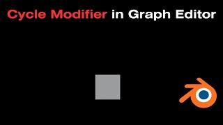 Cycle Modifier in Graph Editor Blender