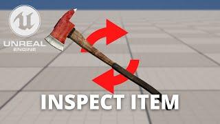 How to Inspect Item in Unreal Engine 5 - Like Resident Evil