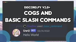 Cogs and Slash Commands [Discord.py v2.0+]
