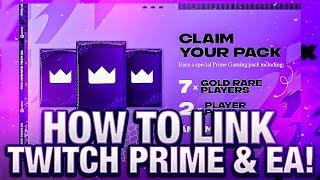 LINK EA AND TWITCH PRIME ACCOUNT FOR FREE PACKS! FIFA 22