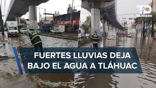 Inundaciones de más de un metro afectan severamente a la alcaldía Tláhuac