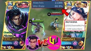 JESSIE TV VS INUYASHA | GLOBAL ALUCARD VS TOP 1 GLOBAL ZILONG 11K MATCHES! | MUST WATCH!