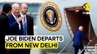 G20 Summit 2023: US President Joe Biden departs from New Delhi | WION Originals