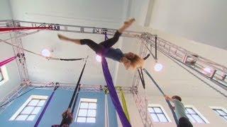 The new workout craze Aerial Fitness is gaining popularity.