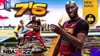 99 OVR 7'6" TACKO FALL BUILD RETURNS and DOMINATES EVERYONE on NBA 2K22