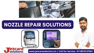 What is Solution of Videojet #nozzles Repair & Testing information Buy & Service  Call : 8010137841