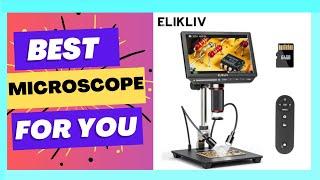 Elikliv EM4K 4K HDMI Digital Microscope for Electronics 8" 2000X