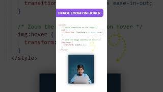  CSS Hover Zoom Effect – Enhance Images with Ease!  #csstricks