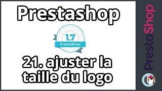 Tuto Prestashop 1.7 - Ajuster la taille du logo (ép.21)