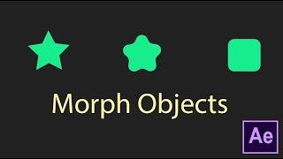 Morph Shapes in After Effects CC - Quick and Easy