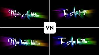 VN Colorful Text Lyrics Video Editing | Trending Lyrics Video Editing In Vn App | Vn Lyrics Editing