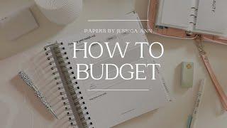 How to Budget for Beginners EXPLAINED | Ultimate Budget Planner Walk Thru