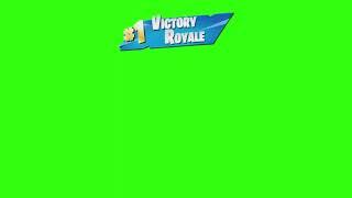 Fortnite Victory Royale Green Screen