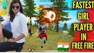 FASTEST GIRL PLAYER IN FREE FIRE || INDIAN BEST PLAYER || SONALI