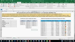 LISTAS DESPLEGABLES, FUNCIÓN =INDIRECTO( ) Y USO DE SEMÁFOROS - EXCEL 365