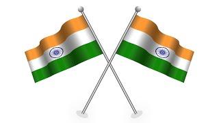 How To Create Waving The 3D India Flag Design In Adobe Illustrator | Ashok Chakra 24 Arms India Flag