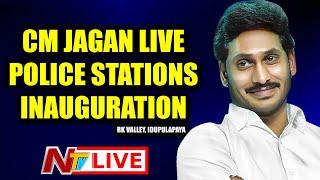 CM Jagan Live | Inauguration of Police Stations at RK Valley, Idupulapaya | Ntv
