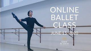 Open Ballet Class with Mr. Runqiao Du - 6/15/2020