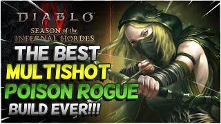 Poison MULTISHOT Rogue Build Guide Diablo 4 Season 5!