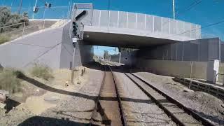 Transperth train drivers view - Perth to Claremont and return - Real time