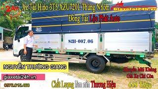 Giá Xe Tải Hino 300 3.5 Tấn Thùng Mui Bạt Bửng Nhôm | Hino XZU720L 3 Tấn Rưỡi Đóng Tại Lộc Phát Auto