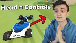 Wirtual Controls Trackmania with his Head