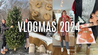 VLOG: getting our Christmas tree, decorating with Lucy, cooking, etc. | Vlogmas Day 11