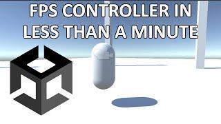How To Make An FPS Player In Under A Minute - Unity Tutorial