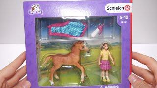 Schleich 42361 Foal with Blanket Unboxing