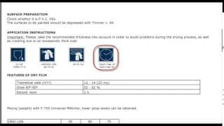 How to Read A Technical Data Sheet for a simple or 1K paint